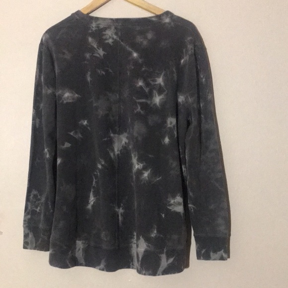 Jane and Delancey Tie Dye Crewneck Sweater Grey Size Medium - Picture 6 of 6
